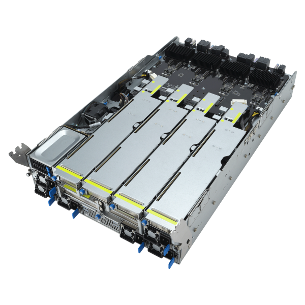 ASUS ESC N8A-E12 — Servidor 7U com 8 GPUs NVIDIA H100, Dual AMD EPYC 9004 e 12 PCIe Gen5 para IA e HPC - Imagem 12