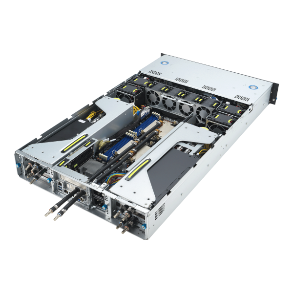 ASUS ESC4000-E11 — Servidor GPU 2U com 5ª Geração Intel Xeon, até 4 GPUs, DDR5 5600MHz e Fonte 2600W Titanium - Imagem 5