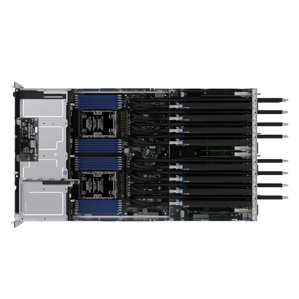 ASUS ESC8000A-E12P – Servidor GPU 4U Dual AMD EPYC 9004 com 8 GPUs, PCIe 5.0 e Fonte 3000W Titanium - Imagem 16