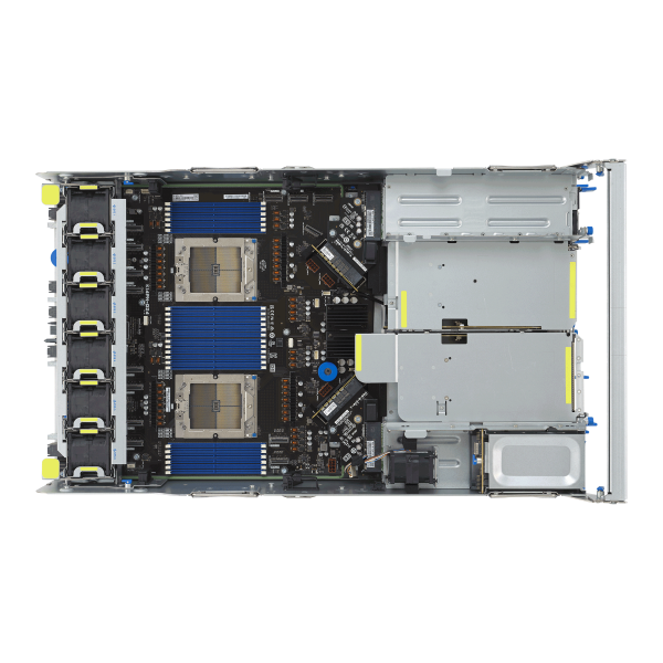 ASUS ESC N8A-E12 — Servidor 7U com 8 GPUs NVIDIA H100, Dual AMD EPYC 9004 e 12 PCIe Gen5 para IA e HPC - Imagem 19