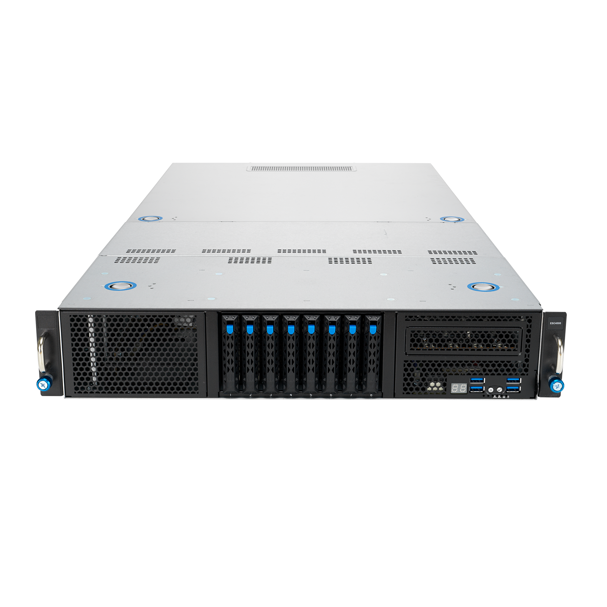 ASUS ESC4000-E10S | Servidor GPU 2U com Intel Xeon 3ª Geração, 4 GPUs, PCIe 4.0 e Fonte Redundante - Imagem 11