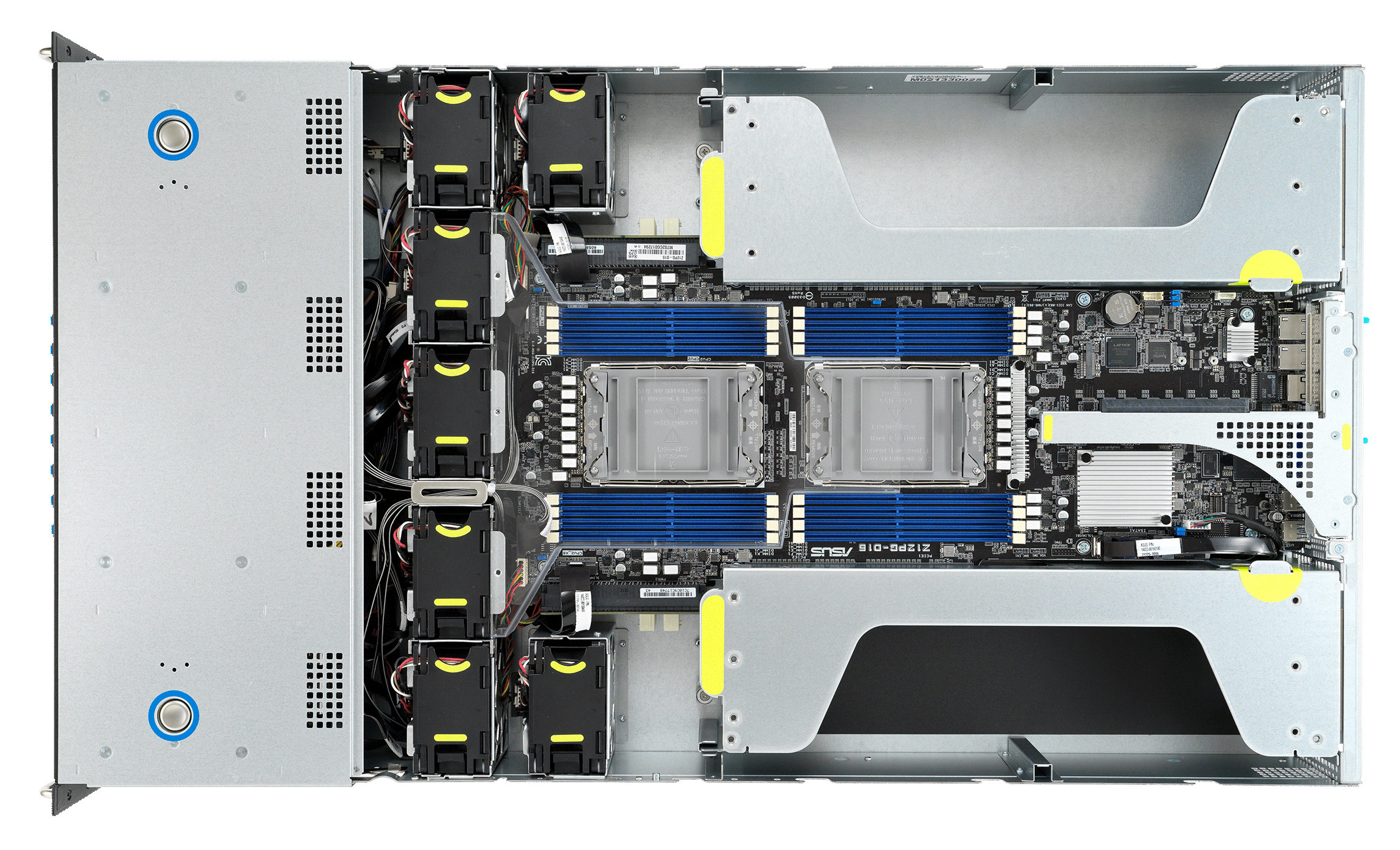 ASUS ESC4000-E10S | Servidor GPU 2U com Intel Xeon 3ª Geração, 4 GPUs, PCIe 4.0 e Fonte Redundante - Imagem 16