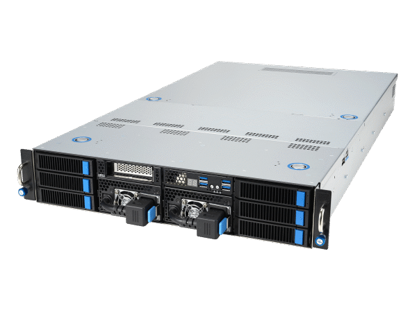 ASUS ESC4000A-E12 | Servidor GPU 2U com AMD EPYC 9004/9005, 4 GPUs, PCIe 5.0 e DDR5