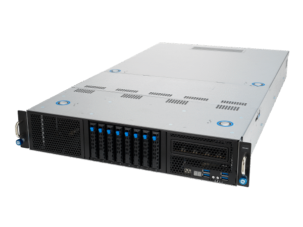 ASUS ESC4000-E10S | Servidor GPU 2U com Intel Xeon 3ª Geração, 4 GPUs, PCIe 4.0 e Fonte Redundante