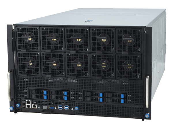 ASUS ESC N8-E11 / ESC N8-E11V – Servidor 7U com 8 GPUs NVIDIA HGX H100/H200 e Processadores Intel Xeon 5ª Geração