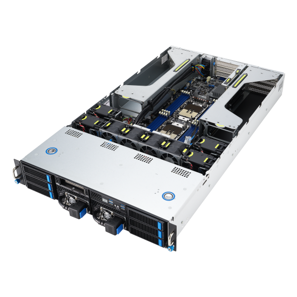 ASUS ESC4000-E11 — Servidor GPU 2U com 5ª Geração Intel Xeon, até 4 GPUs, DDR5 5600MHz e Fonte 2600W Titanium - Imagem 12