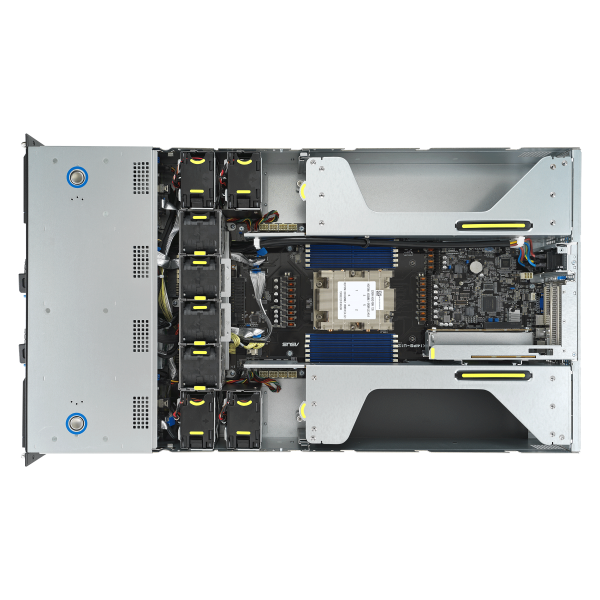 ASUS ESC4000A-E12 | Servidor GPU 2U com AMD EPYC 9004/9005, 4 GPUs, PCIe 5.0 e DDR5 - Imagem 4