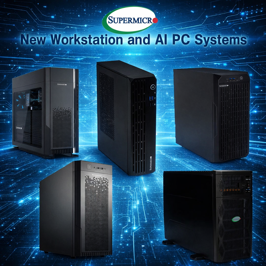 Supermicro leva IA corporativa ao edge, desktop e cliente