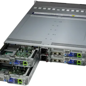 Supermicro BigTwin SYS-221BT-HNR 2U 4 Nós NVMe All-Flash com Intel Xeon 5ª/4ª Geração