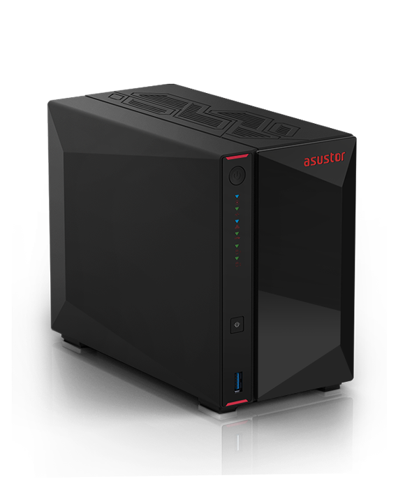 ASUSTOR NAS NIMBUSTOR 2 Gen2 (AS5402T) Intel Celeron N5105 4GB DDR4 2 Baias SATA M.2 4x 2.5GbE HDMI 2.0b