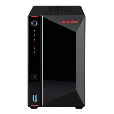ASUSTOR NAS NIMBUSTOR 2 Gen2 (AS5402T) Intel Celeron N5105 4GB DDR4 2 Baias SATA M.2 4x 2.5GbE HDMI 2.0b - Imagem 3