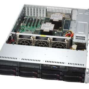 Servidor Supermicro SYS-621P-TR 2U, Dual Intel Xeon, 16x DDR5, 6x PCIe 5.0, Redundância 1200W