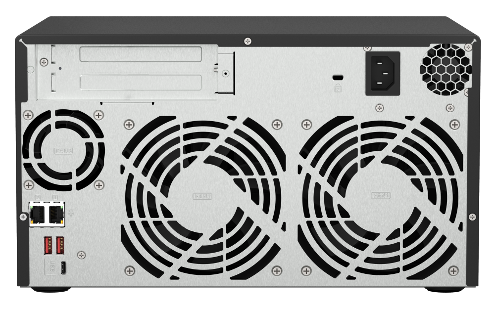 Servidor NAS QNAP TS-873A-8G, AMD Ryzen V1500B, 8GB DDR4, 2x 2.5GbE, 2x PCIe, 2x M.2 NVMe - Imagem 2